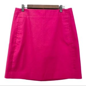LOFT Fuchsia Pink Pencil Skirt 8